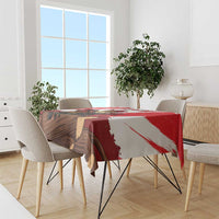 Canada Beaver Adventurer Tablecloth With Maple Leaf