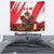 Canada Beaver Adventurer Tapestry With Maple Leaf