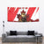 Canada Beaver Adventurer Tapestry With Maple Leaf