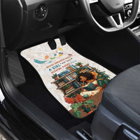 Never Underestimate A Girl Who Loves Reading Books Car Mats