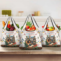 Never Underestimate A Girl Who Loves Reading Books Grocery Bag