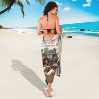 Never Underestimate A Girl Who Loves Reading Books Sarong