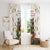 Never Underestimate A Girl Who Loves Reading Books Window Curtain