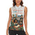 Never Underestimate A Girl Who Loves Reading Books Women Sleeveless Polo Shirt