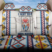Native American Love Back Car Seat Cover Dream Catcher With Angel Wings