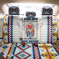 Native American Love Back Car Seat Cover Dream Catcher With Angel Wings