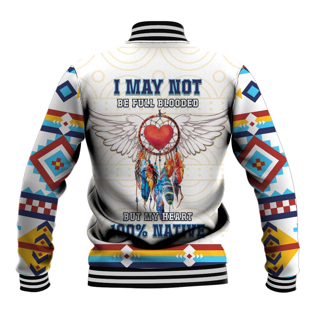 Native American Love Baseball Jacket Dream Catcher With Angel Wings