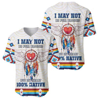 Native American Love Baseball Jersey Dream Catcher With Angel Wings