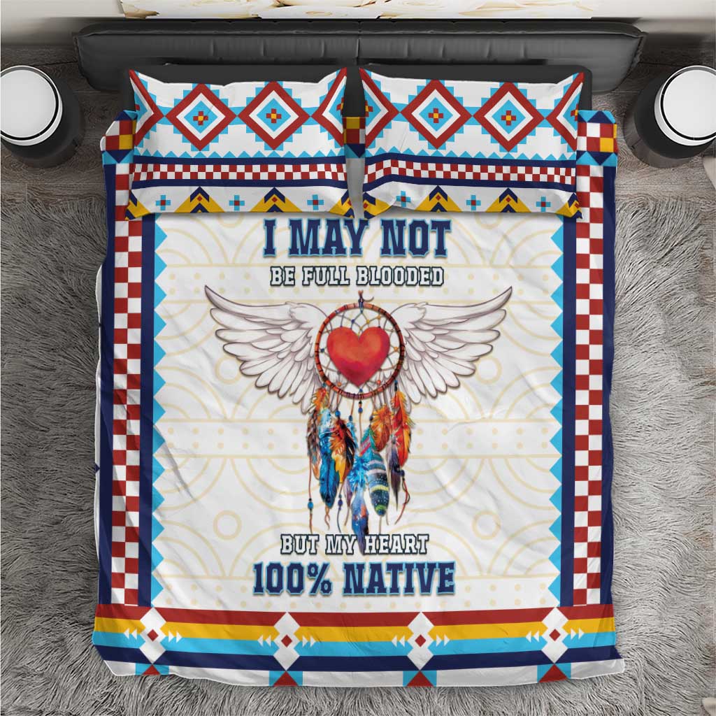 Native American Love Bedding Set Dream Catcher With Angel Wings