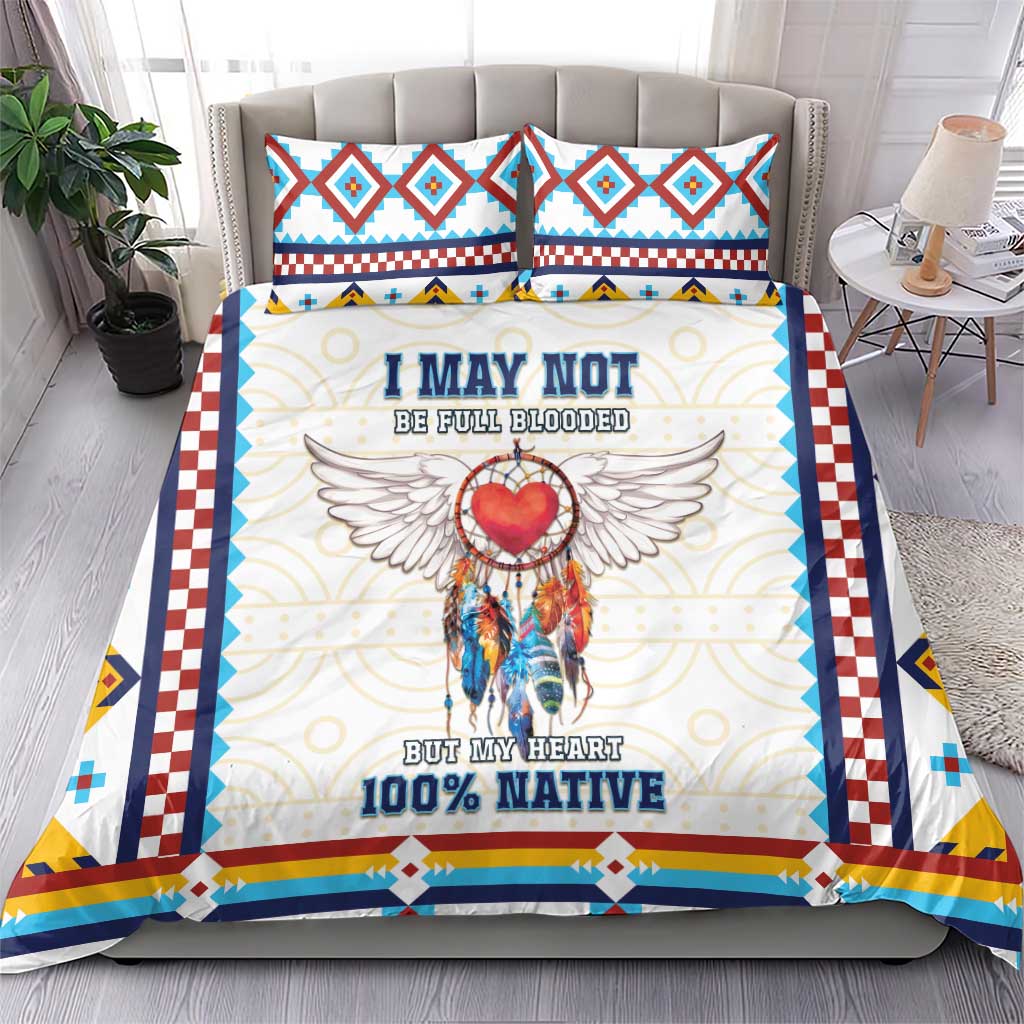 Native American Love Bedding Set Dream Catcher With Angel Wings