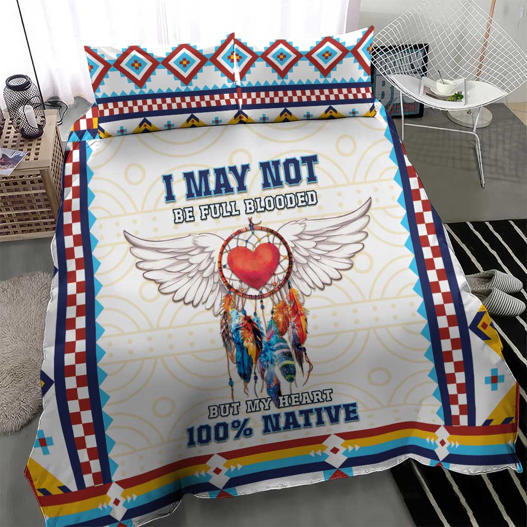 Native American Love Bedding Set Dream Catcher With Angel Wings