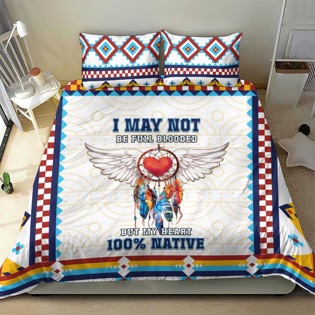 Native American Love Bedding Set Dream Catcher With Angel Wings