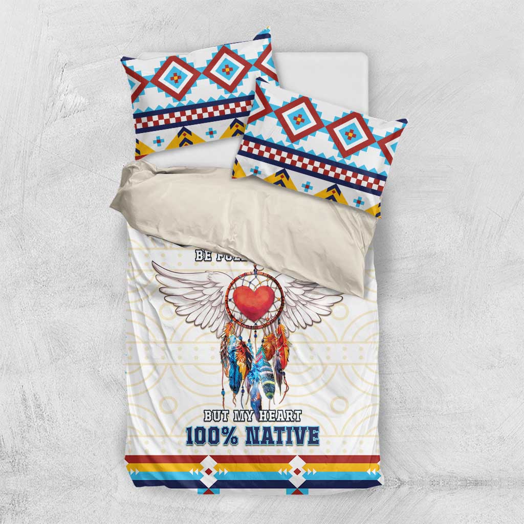 Native American Love Bedding Set Dream Catcher With Angel Wings