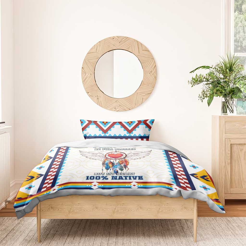 Native American Love Bedding Set Dream Catcher With Angel Wings