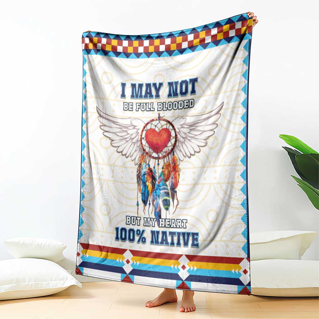 Native American Love Blanket Dream Catcher With Angel Wings