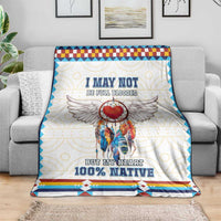 Native American Love Blanket Dream Catcher With Angel Wings