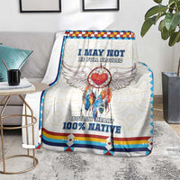 Native American Love Blanket Dream Catcher With Angel Wings