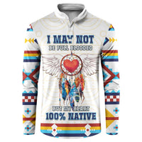 Native American Love Button Sweatshirt Dream Catcher With Angel Wings
