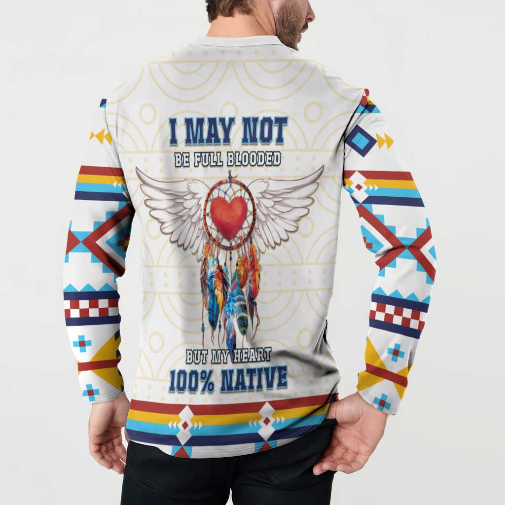 Native American Love Button Sweatshirt Dream Catcher With Angel Wings