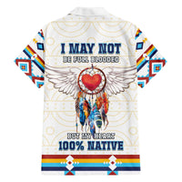 Native American Love Family Matching Off The Shoulder Long Sleeve Dress and Hawaiian Shirt Dream Catcher With Angel Wings