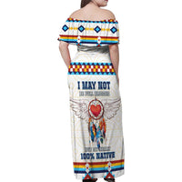 Native American Love Family Matching Off Shoulder Maxi Dress and Hawaiian Shirt Dream Catcher With Angel Wings