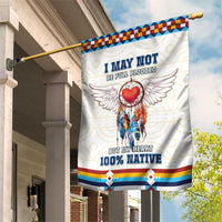 Native American Love Garden Flag Dream Catcher With Angel Wings