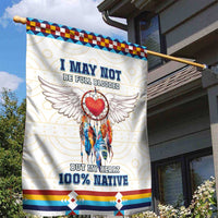 Native American Love Garden Flag Dream Catcher With Angel Wings