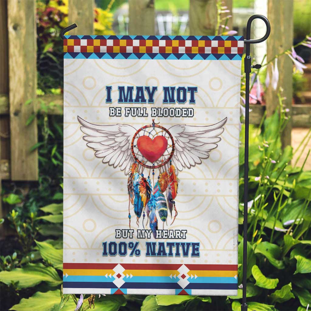 Native American Love Garden Flag Dream Catcher With Angel Wings