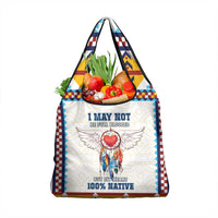 Native American Love Grocery Bag Dream Catcher With Angel Wings