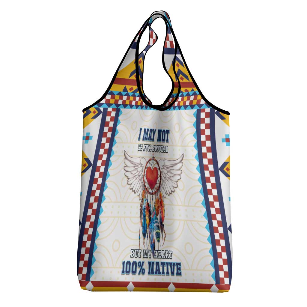Native American Love Grocery Bag Dream Catcher With Angel Wings