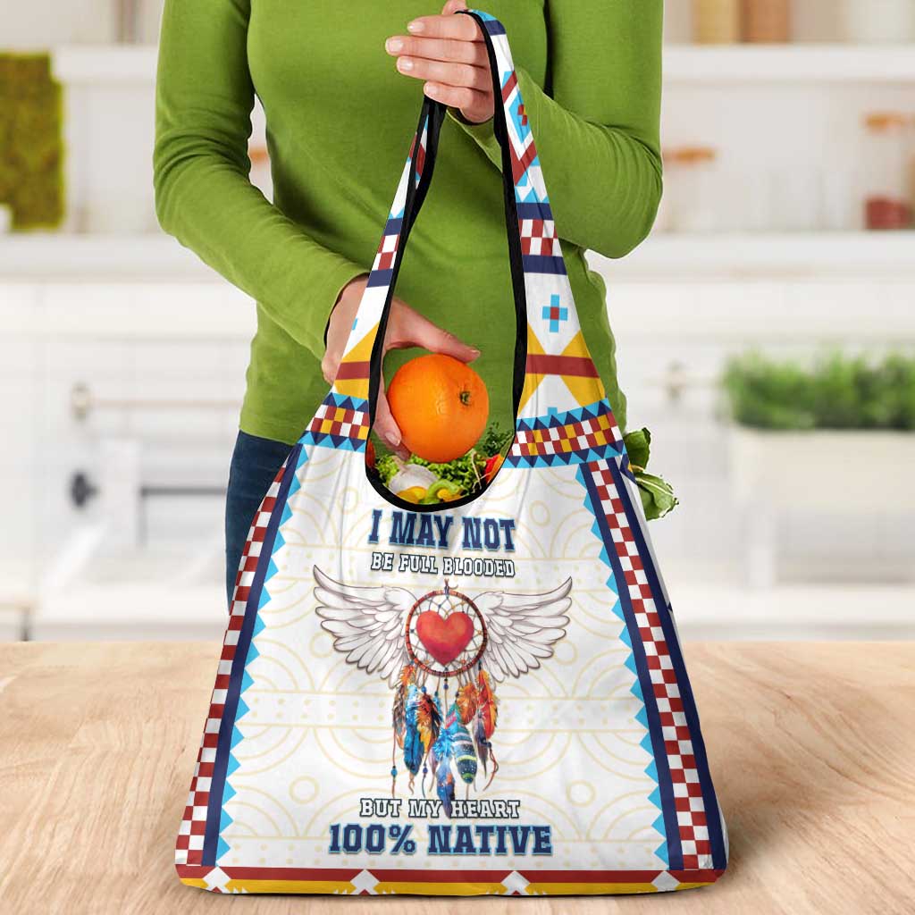 Native American Love Grocery Bag Dream Catcher With Angel Wings