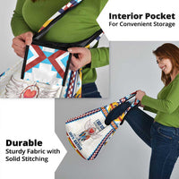 Native American Love Grocery Bag Dream Catcher With Angel Wings