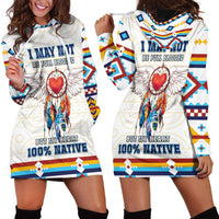 Native American Love Hoodie Dress Dream Catcher With Angel Wings