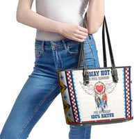 Native American Love Leather Tote Bag Dream Catcher With Angel Wings