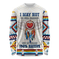 Native American Love Long Sleeve Shirt Dream Catcher With Angel Wings