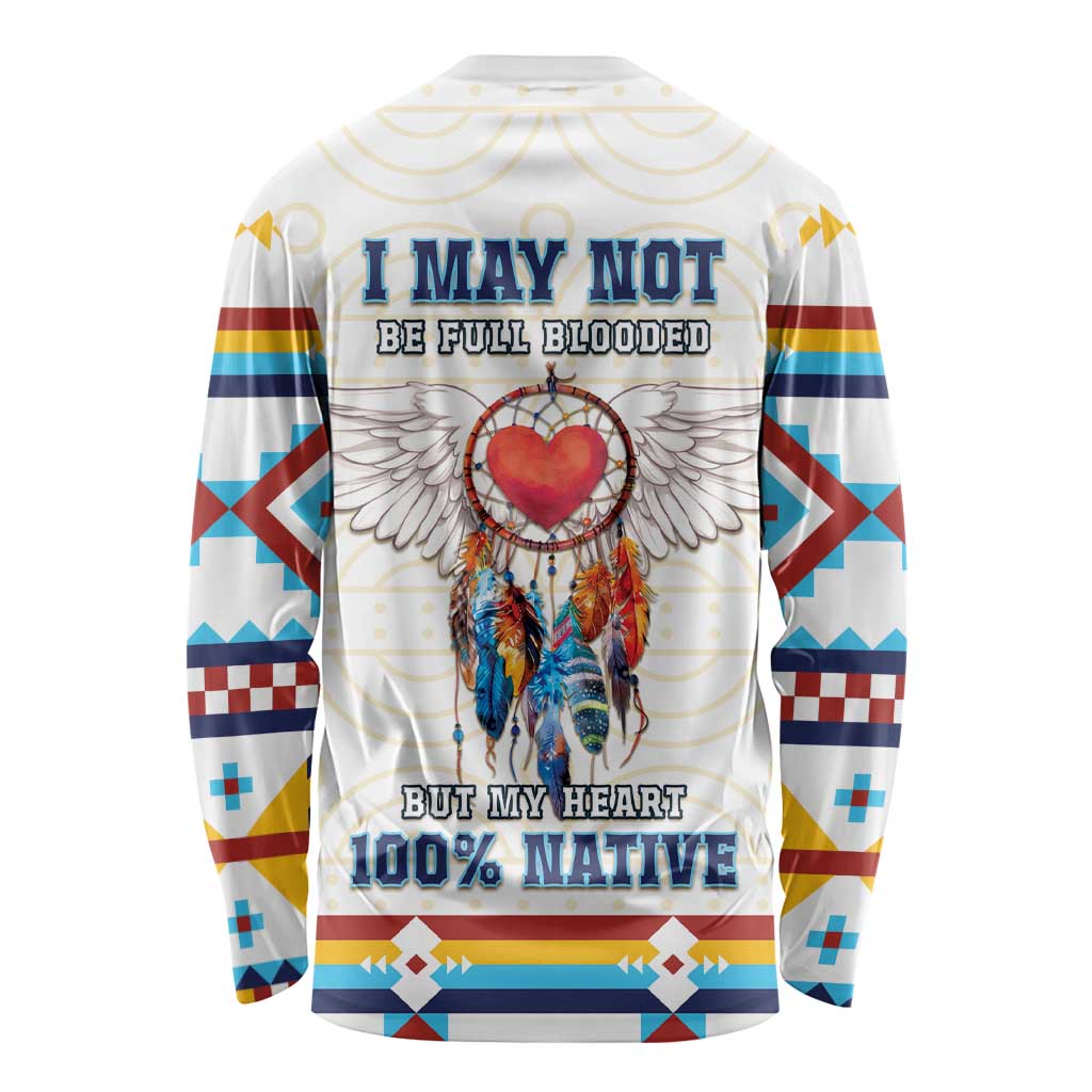 Native American Love Long Sleeve Shirt Dream Catcher With Angel Wings