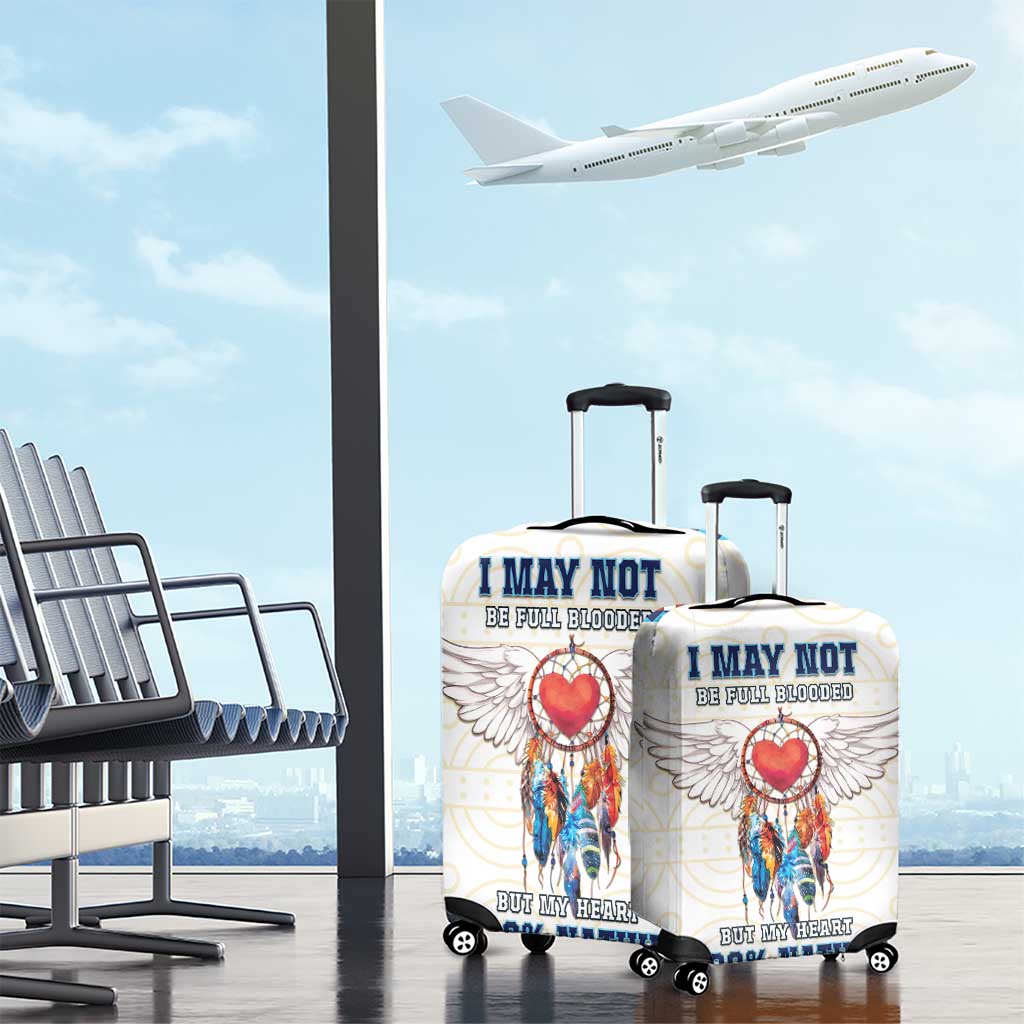 Native American Love Luggage Cover Dream Catcher With Angel Wings