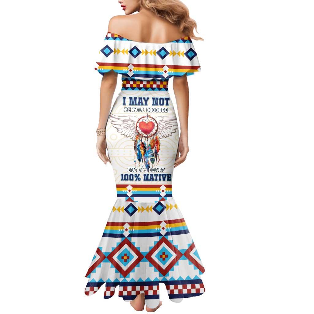 Native American Love Mermaid Dress Dream Catcher With Angel Wings