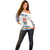 Native American Love Off Shoulder Sweater Dream Catcher With Angel Wings