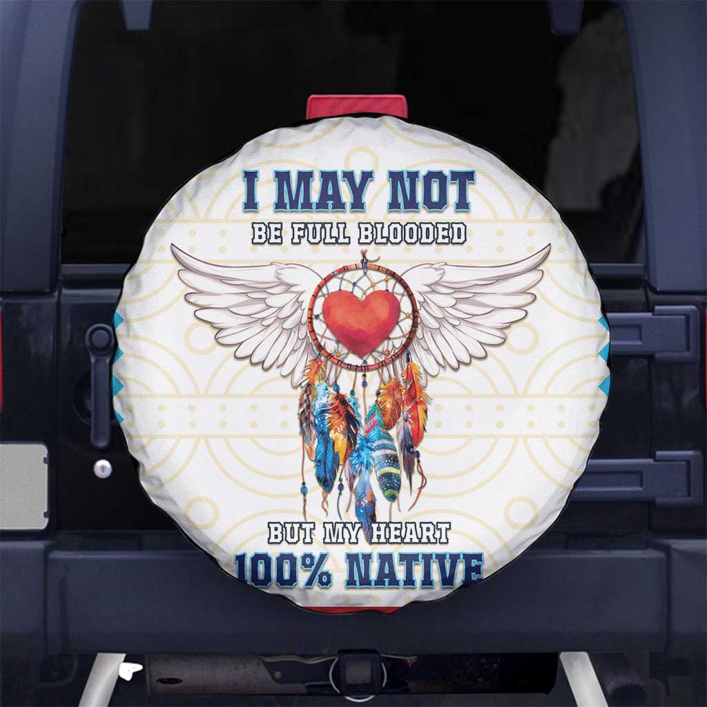 Native American Love Spare Tire Cover Dream Catcher With Angel Wings