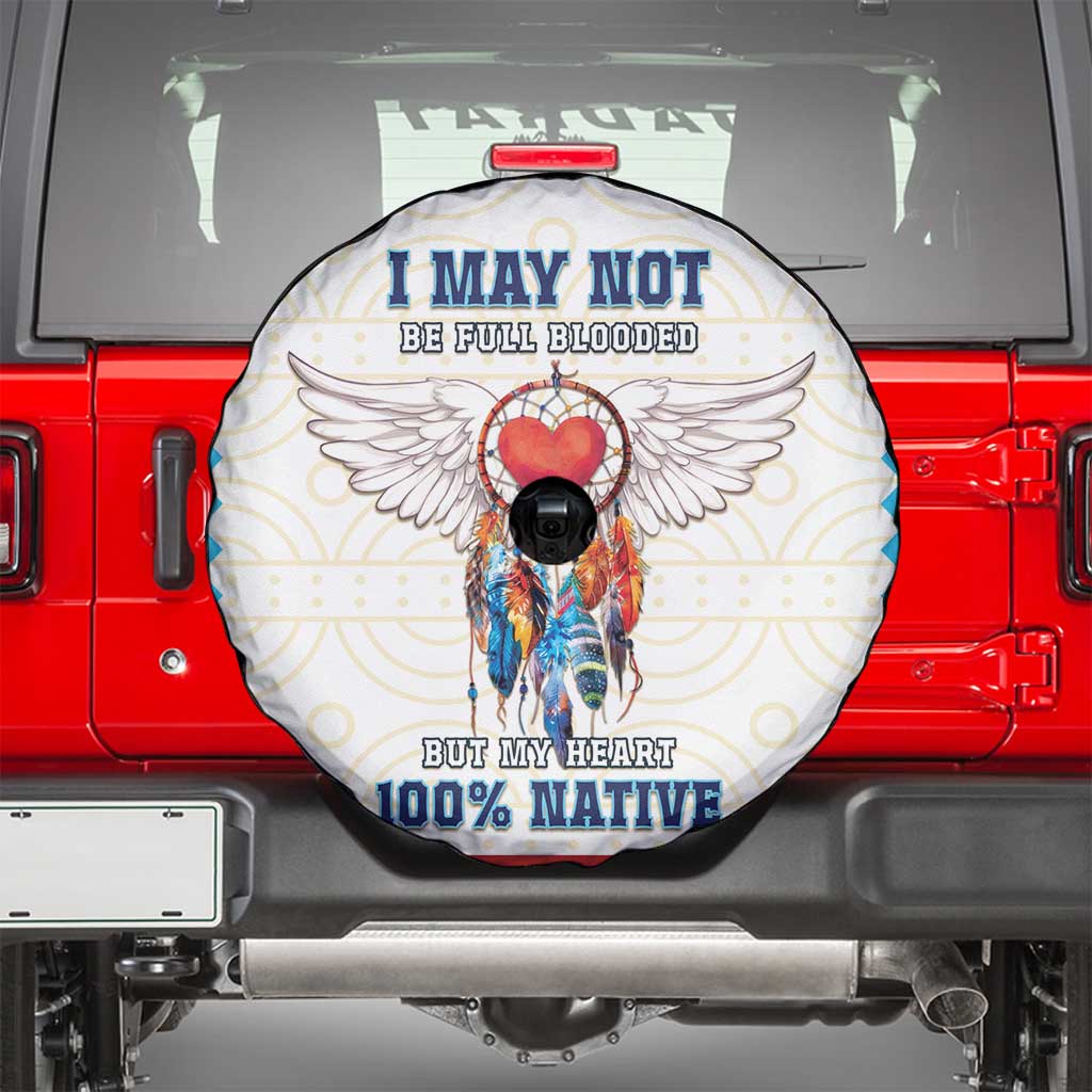 Native American Love Spare Tire Cover Dream Catcher With Angel Wings