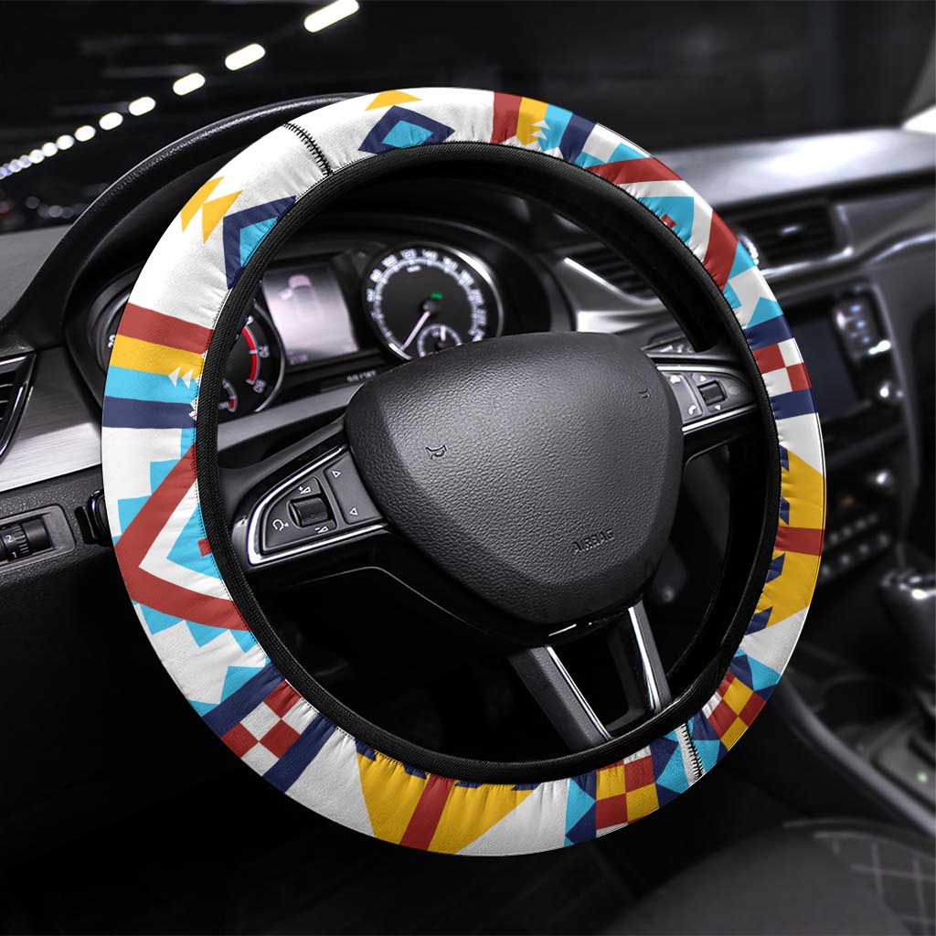 Native American Love Steering Wheel Cover Dream Catcher With Angel Wings