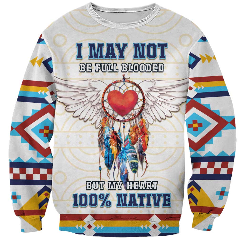 Native American Love Sweatshirt Dream Catcher With Angel Wings