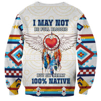 Native American Love Sweatshirt Dream Catcher With Angel Wings