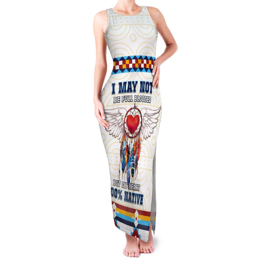 Native American Love Tank Maxi Dress Dream Catcher With Angel Wings
