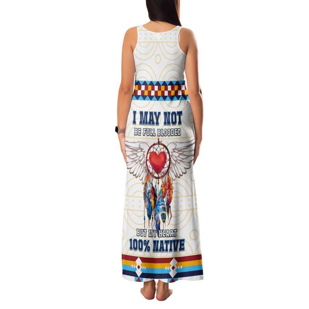 Native American Love Tank Maxi Dress Dream Catcher With Angel Wings