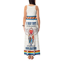 Native American Love Tank Maxi Dress Dream Catcher With Angel Wings