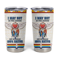 Native American Love Tumbler Cup Dream Catcher With Angel Wings