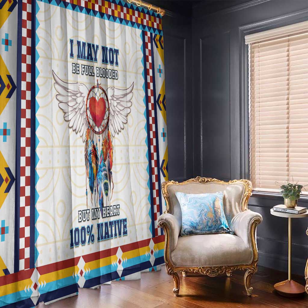 Native American Love Window Curtain Dream Catcher With Angel Wings