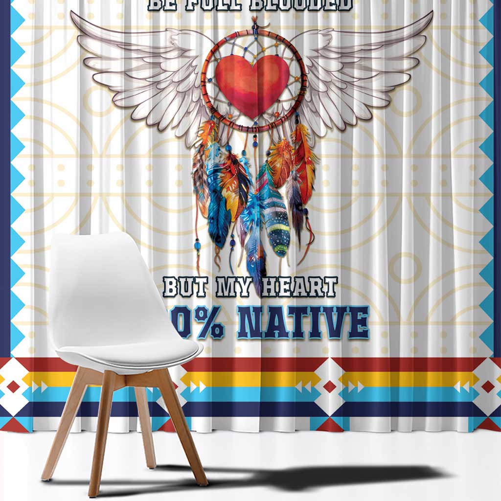 Native American Love Window Curtain Dream Catcher With Angel Wings